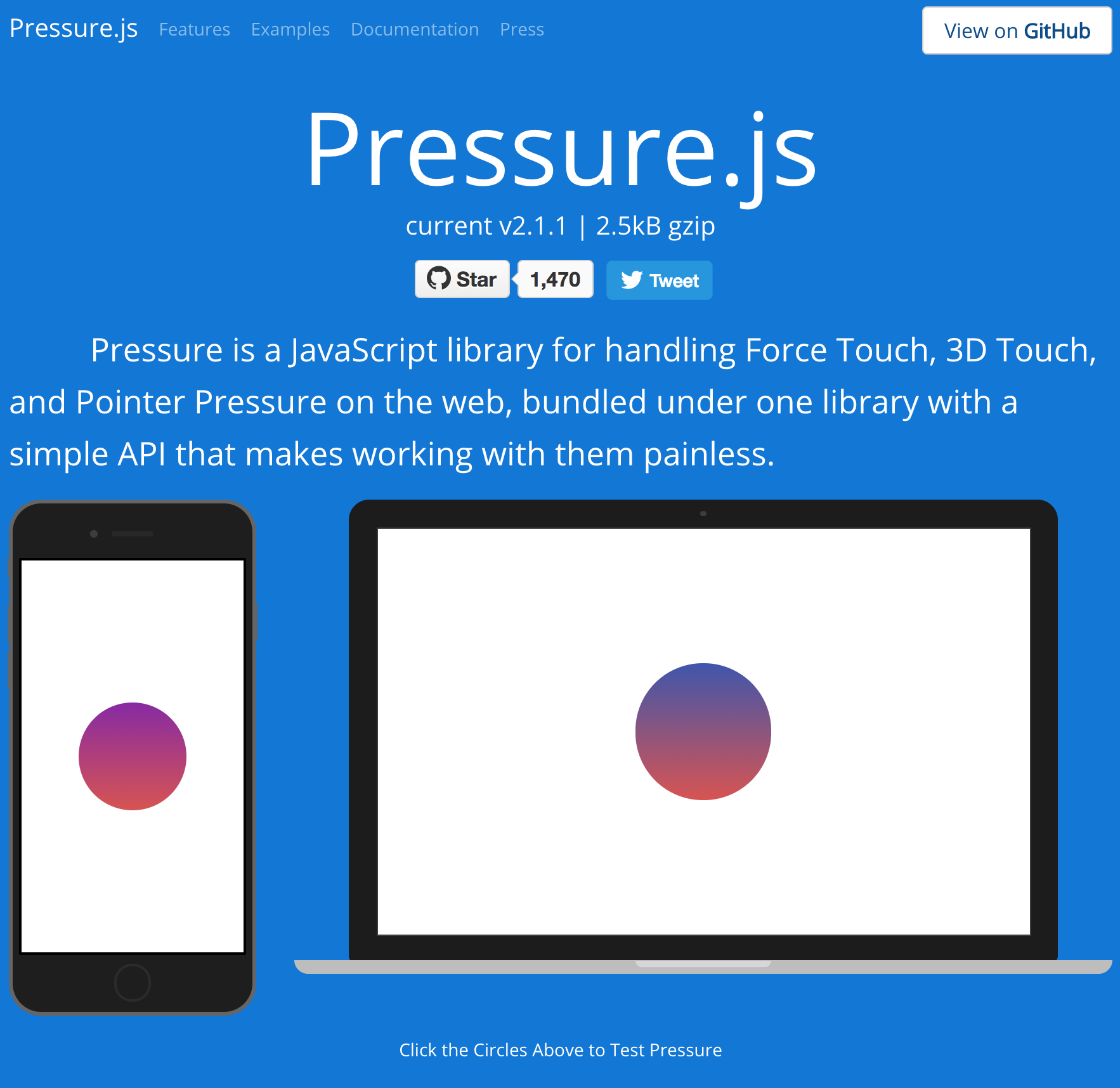 Pressurejs